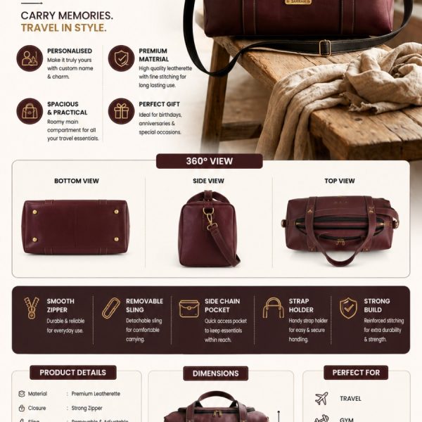 Personalised Duffle Bag