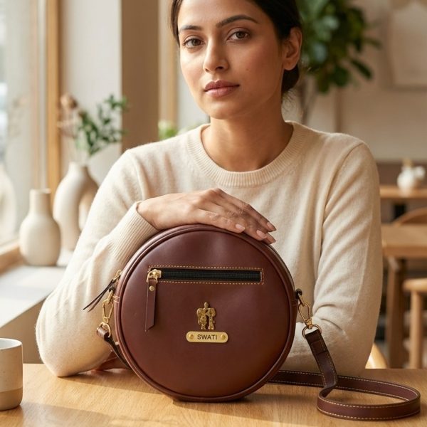 Personalised Circular Sling Bag