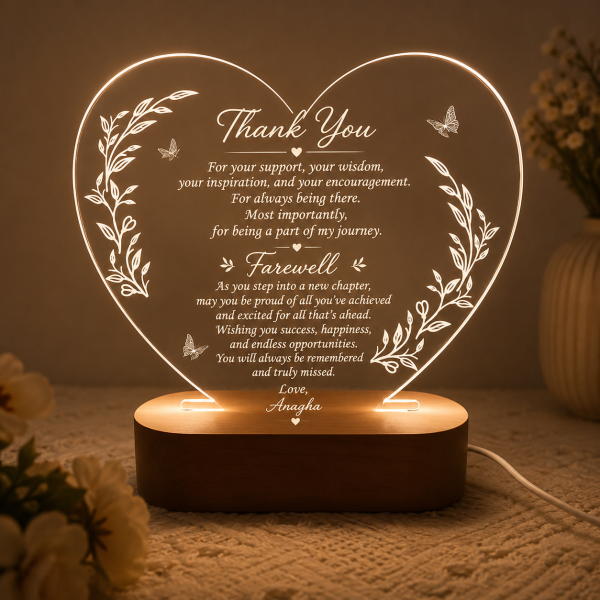 Personalized LED Acrylic Lamp