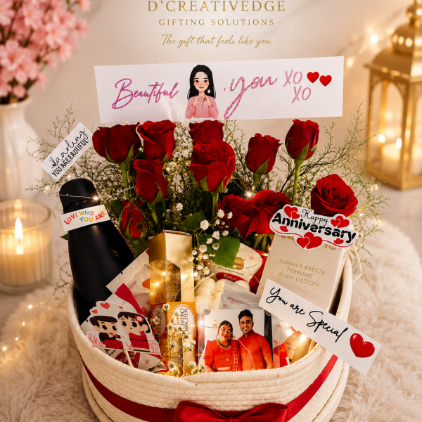 Personalized Anniversary Luxury Hamper