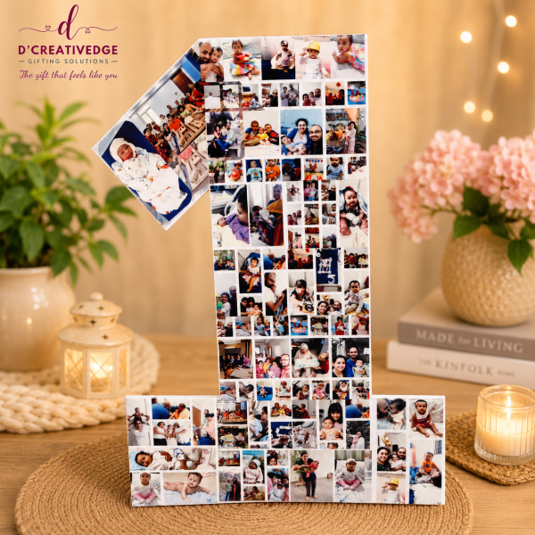 Personalized 1st Birthday Memory Frame