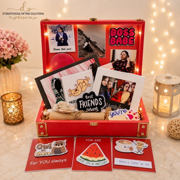 Personalised Best Friend Memory Trunk Hamper